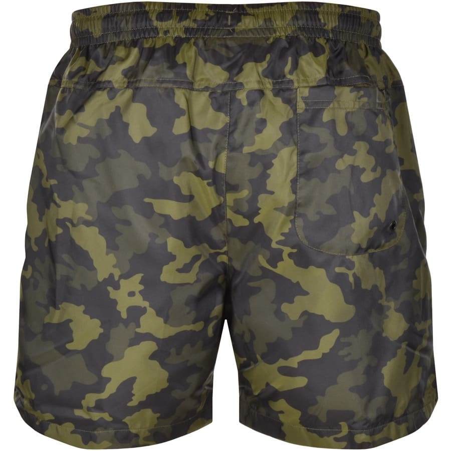 Alternative Image for ProductNike Flow Camo Logo Swim Shorts Green2